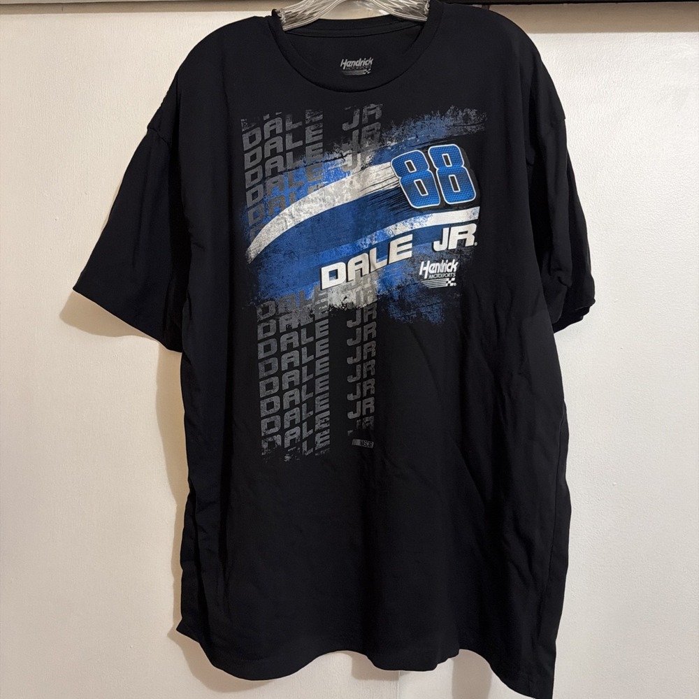 Dale Earnhardt Jr. Hendricks Motorsports Black T Shirt 2XL NASCAR